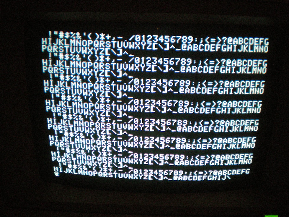 Woz Monitor Test Program