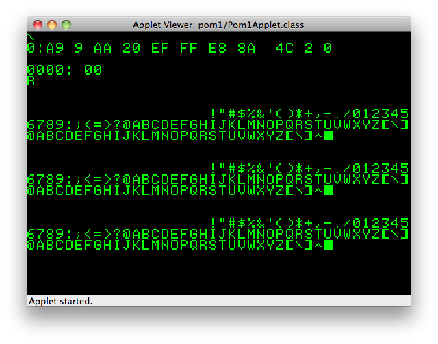 pom1 Applet